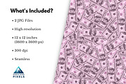 Pink 100 Dollar Bills Digital Papers, a Background Graphic by NorthWindPixels (Thumbnail 3 of 4)