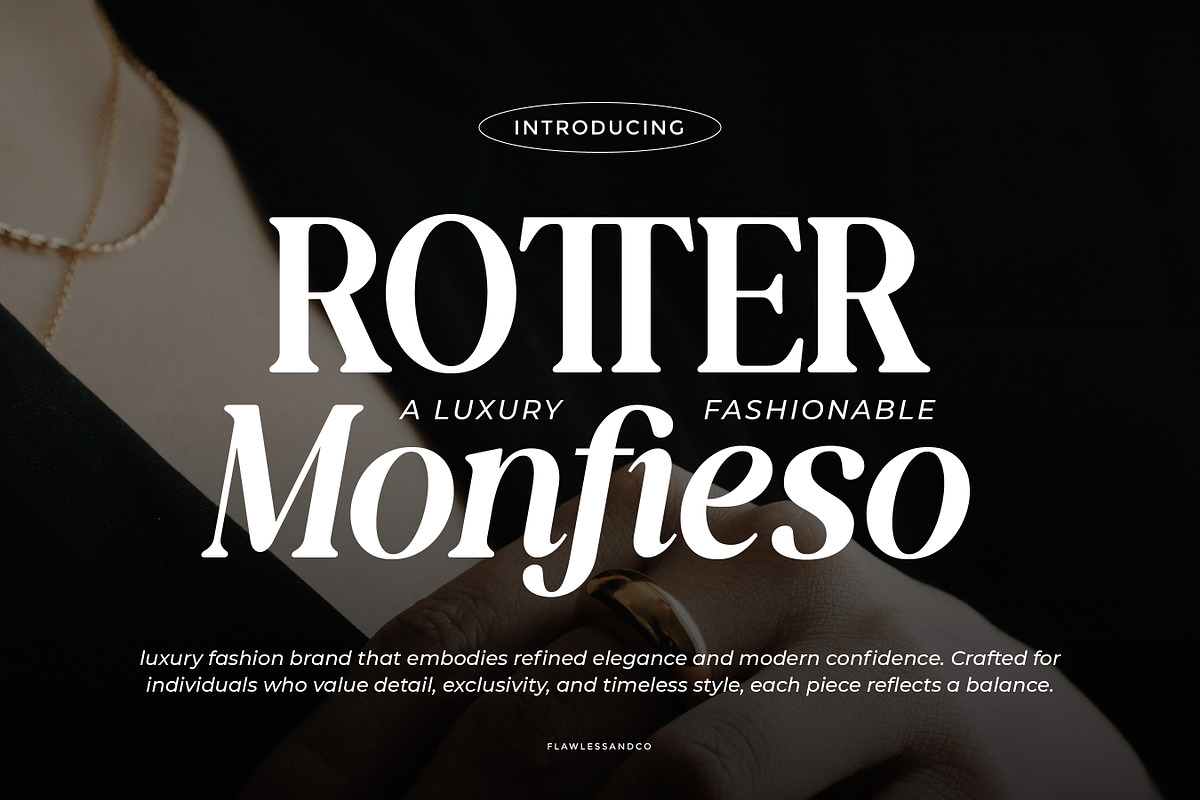 New Shuffle - Modern Serif Family Fo, a Serif Font by Flawless And Co (Photo 2 of 10)