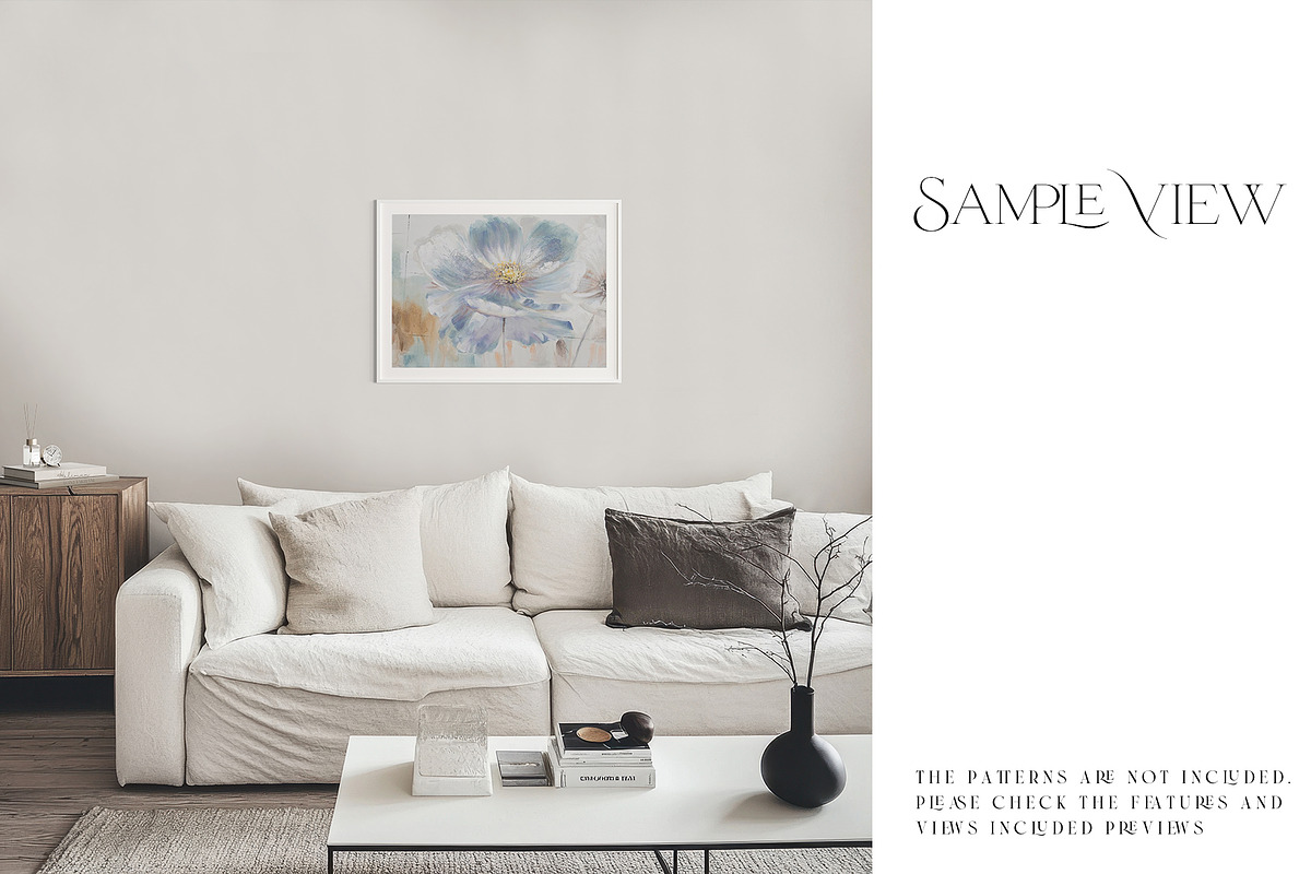 44 Frames and Wallpaper Mockup, a Product Mockup by mock-ups (Photo 5 of 9)
