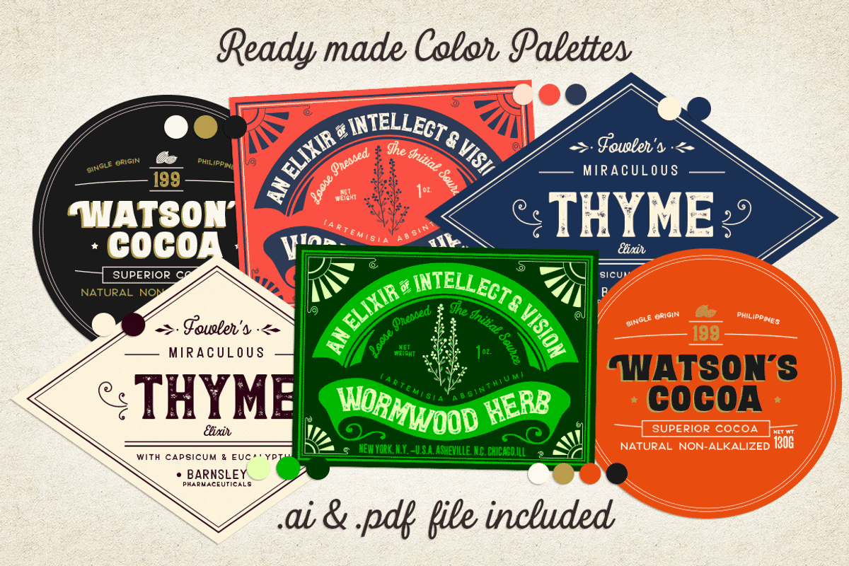 Letterpress Studio Fonts -20% SALE preview 3