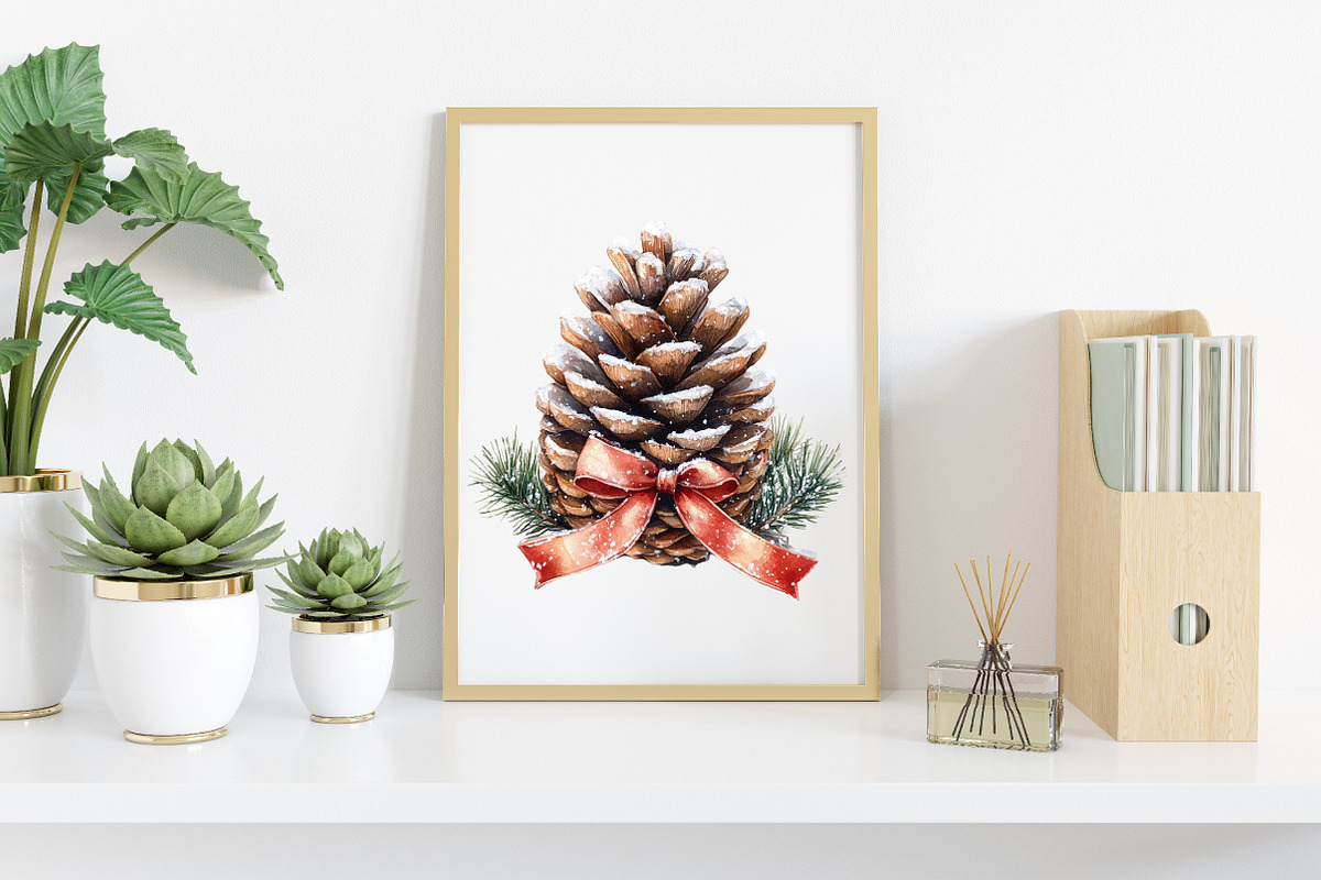Watercolor Cozy Winter Wonderland, an Illustration by Canvas Craft (Photo 4 of 8)