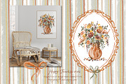Thanksgiving Watercolor Collection, an Object Graphic by LenArt (Thumbnail 4 of 14)