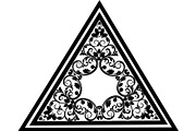 Decorative Celtic Triangle Floral, an Object Graphic by Creativeshirt (Thumbnail 9 of 18)