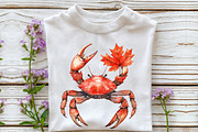 Watercolor Coastal Autumn Clipart, an Illustration by Rose Art (Thumbnail 4 of 7)