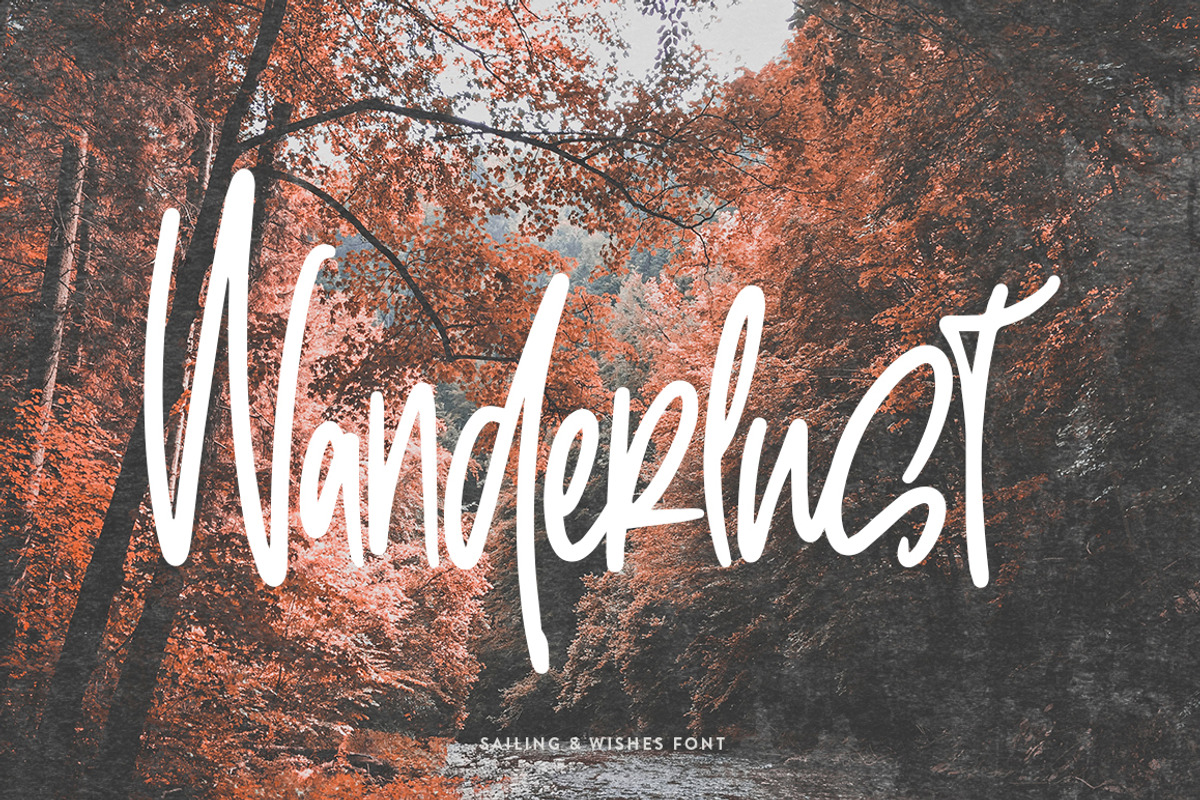 Sailing & Wishes Script Font preview 7