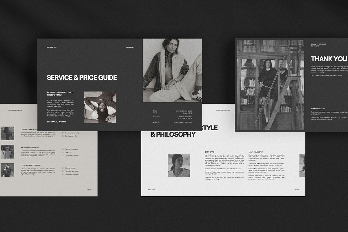Photography Services & pricing guide, a Presentation Template by Amaré Creative (Photo 6 of 7)