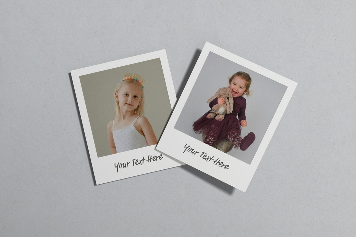 Polaroid Photos Collage Mockup, an Advertising Mockup by Graphic Deal (Photo 6 of 11)