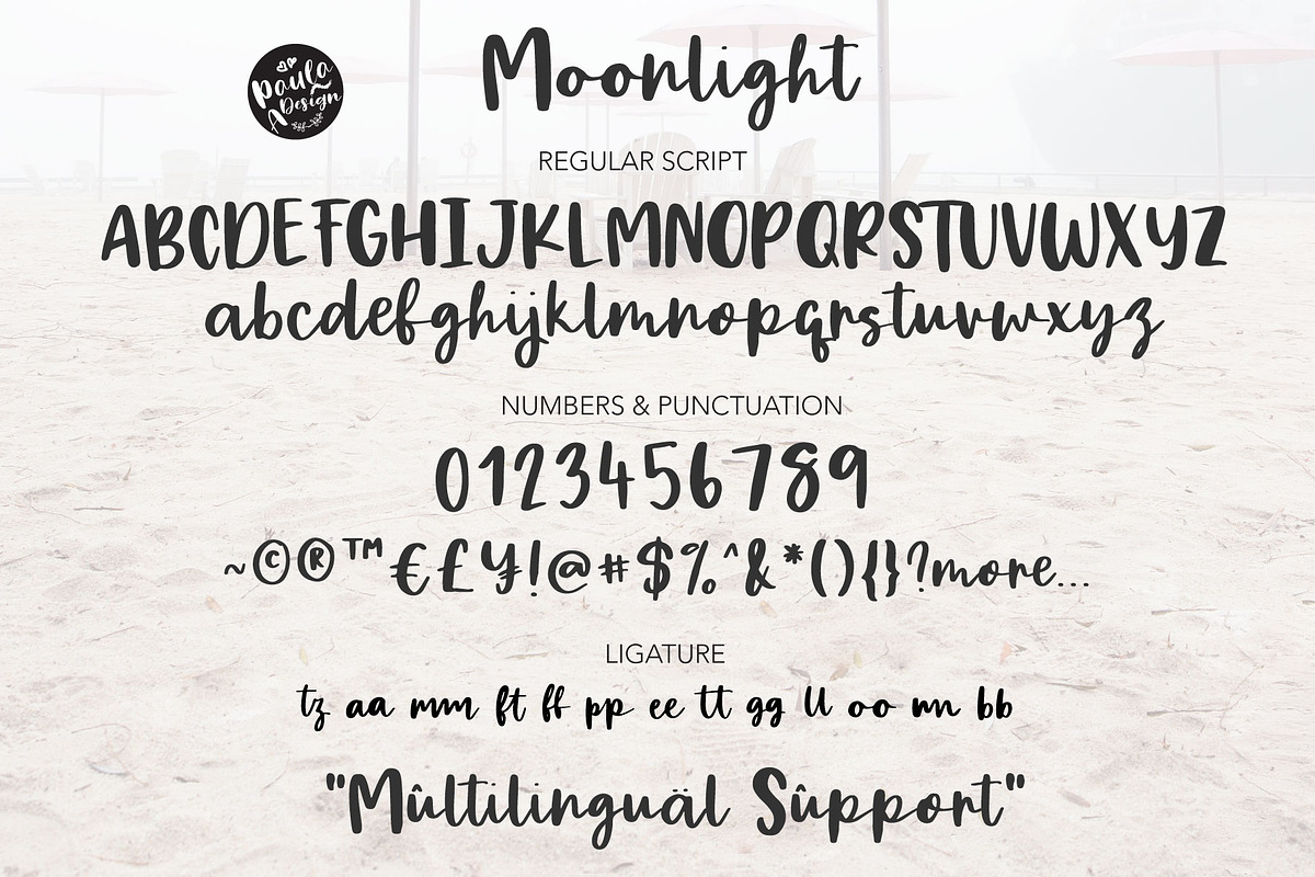 Moonlight | Script Font Duo preview 6