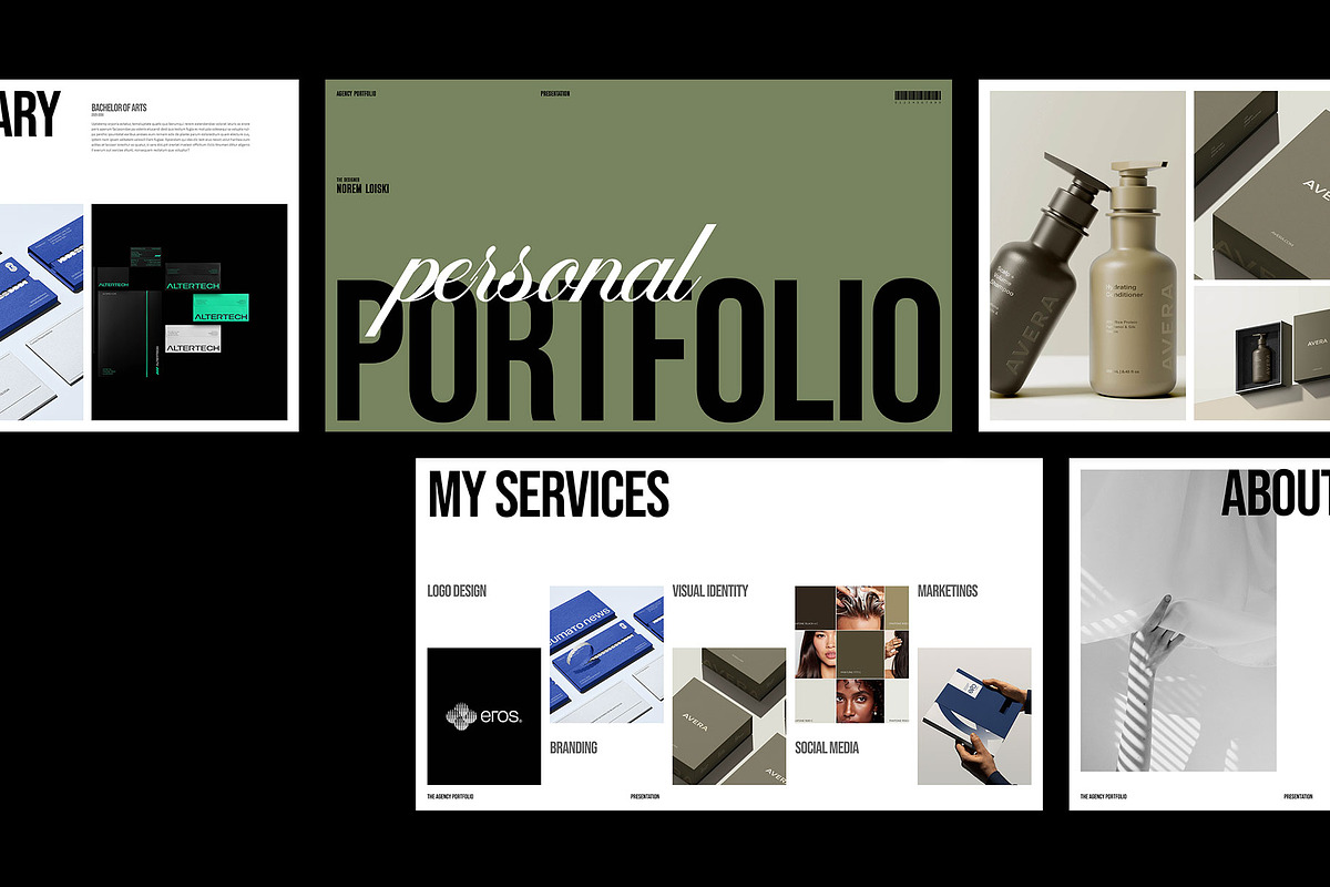 Personal Portfolio Presentation Deck, a Presentation Template by Devators (Photo 5 of 6)