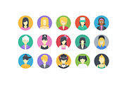 35 Flat User Icons, an Icon by Flat Icons (Thumbnail 3 of 3)