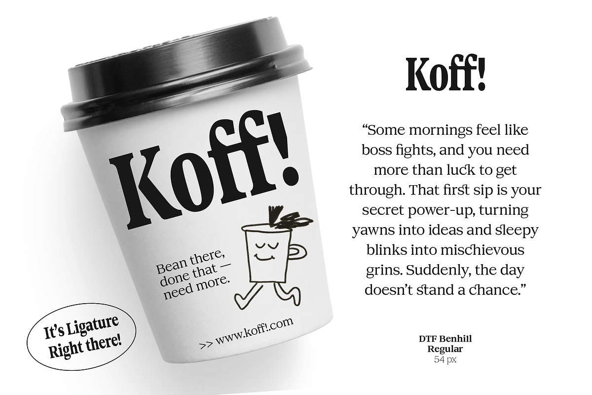DTF Benhill - Serif Family, a Font by Dora Typefoundry (Photo 3 of 11)