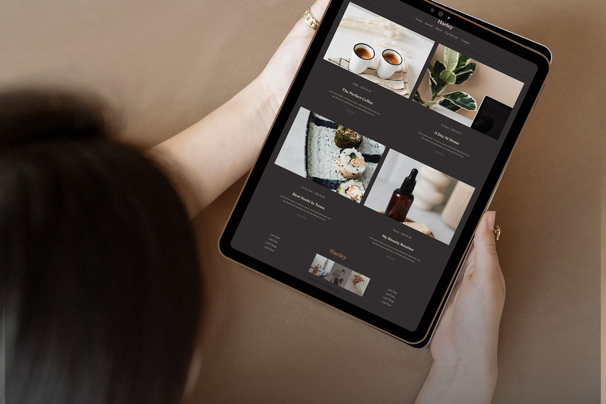 Luxe Squarespace 7.1 Template, a Squarespace Template by Forth and Wild (Photo 7 of 9)
