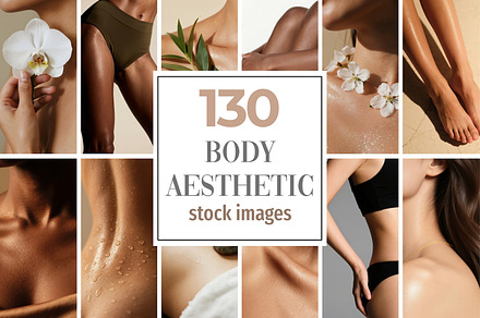 130 Body Aesthetic Stock Images, a Beauty & Fashion Photo by Selenique Studio