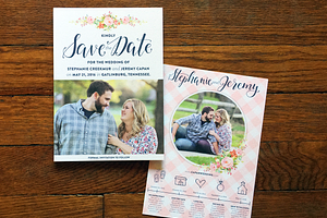 Hand Lettered Save The Date Phrase