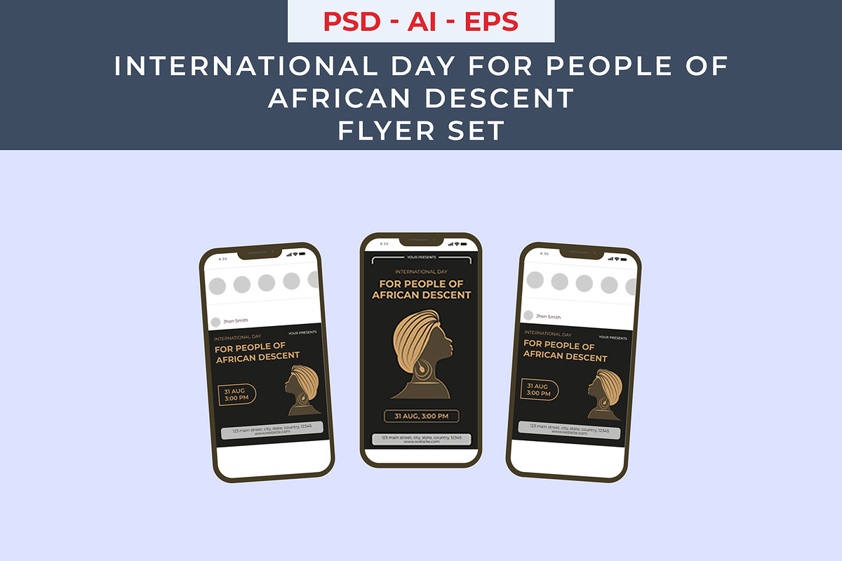 African Descent Flyer Set, a Flyer Template by Lakhan1998 (Photo 1 of 2)