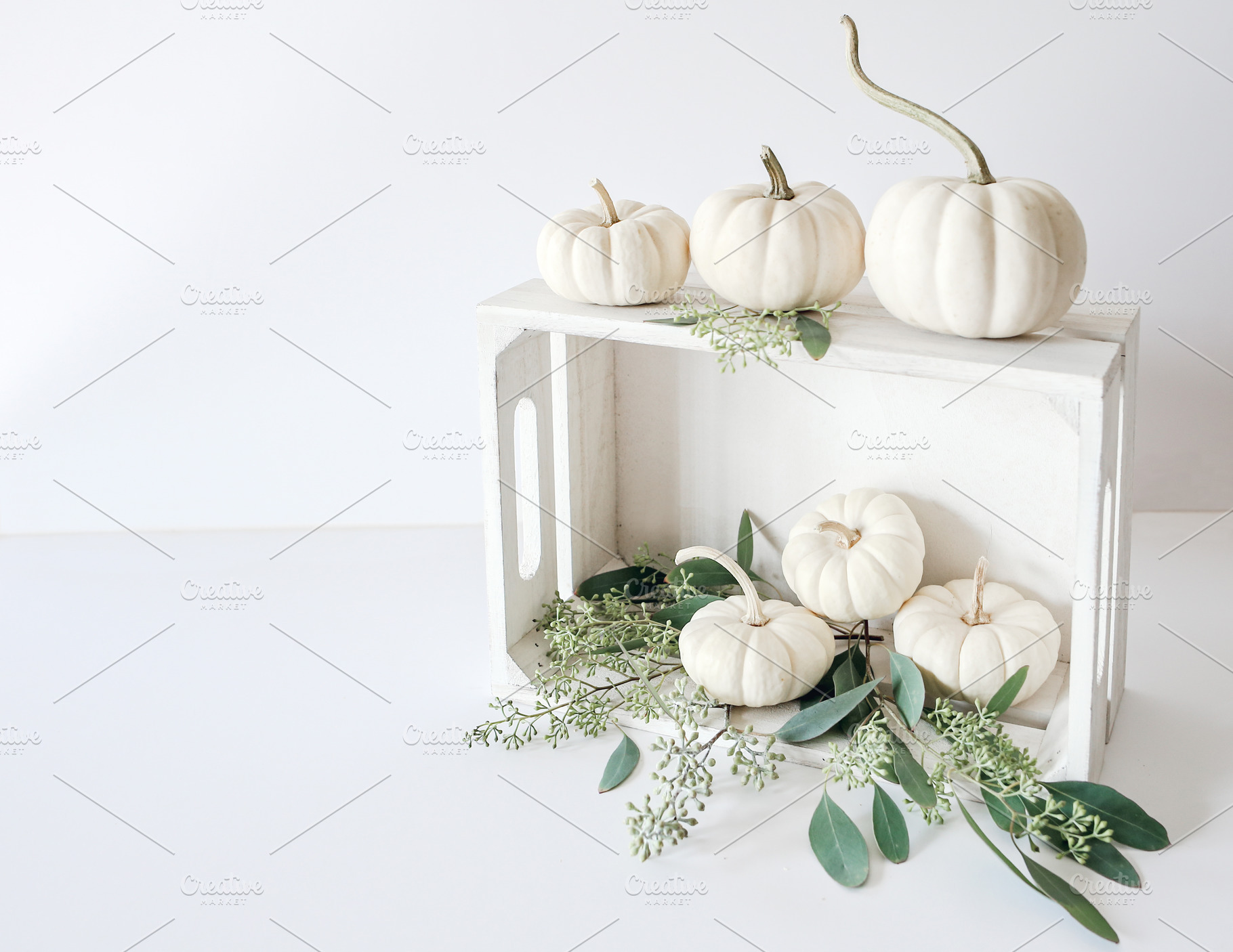 Pumpkin Crate 2 - Stock Photo, a Background Photo by SunnyTangerine Stock