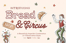 Bread And Circus | Artistic Font Duo