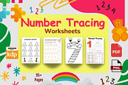 Kindergarten Math Number Activities, a Templates & Theme by Premium Digital Templates (Thumbnail 2 of 2)