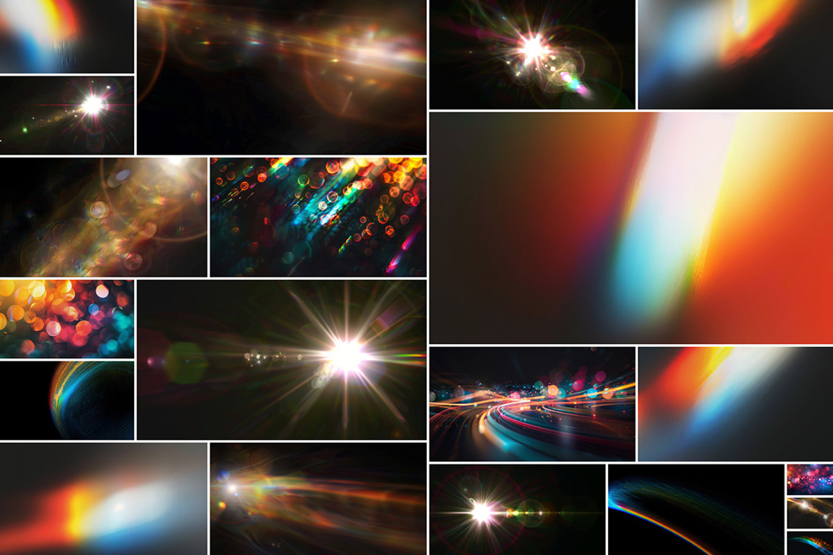 141 Light Leaks Overlays, a Background Graphic by Handmadefont (Photo 11 of 20)