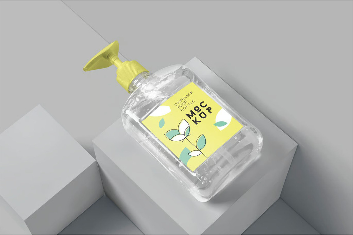 Rectangle Soap Pump Bottle Mockups, a Product Mockup by megostudi0 (Photo 5 of 6)