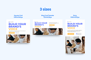 Social Media Kit | Posts and Banners, a Social Media Template by Studio B | Canva Template (Thumbnail 7 of 11)