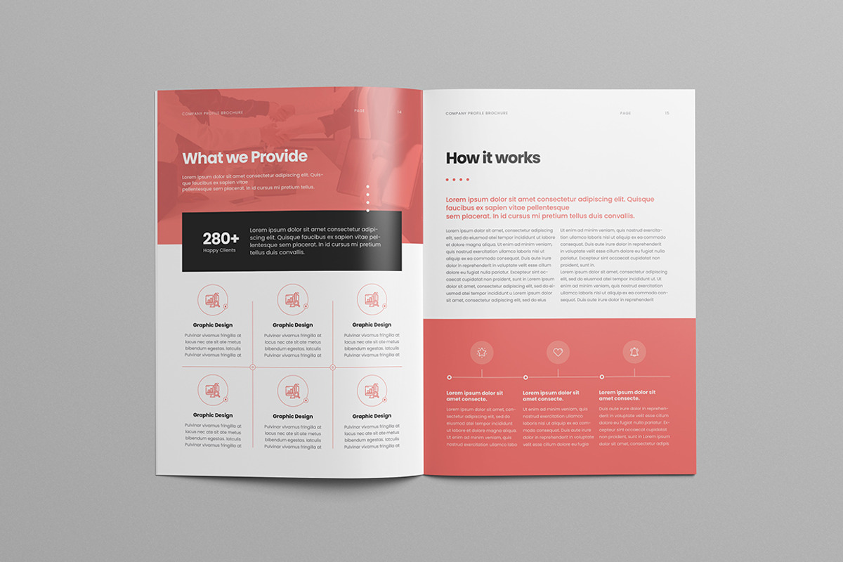 Company Profile Template | MS Word, a Brochure Template by HiveArts (Photo 8 of 9)