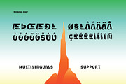 Balgumi - Experimental Font, a Sans Serif Font by Drizy (Thumbnail 4 of 9)