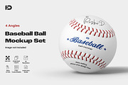 Baseball Ball Mockup Set, a Product Mockup by ForgeDesign (Thumbnail 1 of 7)