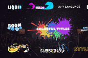 Colorful Titles | FCPX, a Templates & Theme by FlashFXbox (Thumbnail 1 of 2)