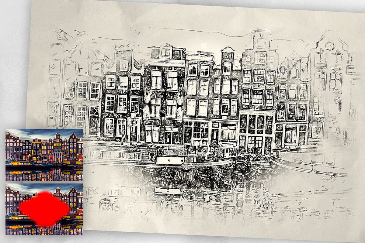 Graphic Arts Photoshop Action, an Action Add-On by GorynArt (Photo 19 of 22)