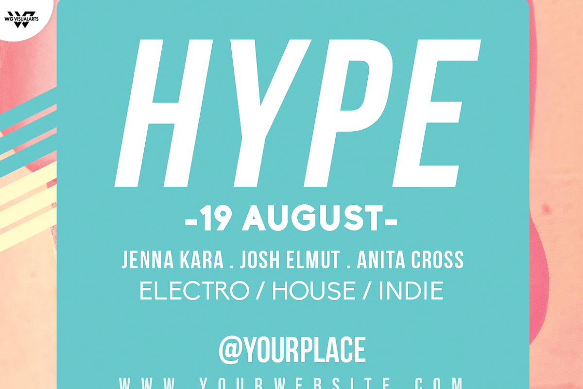 HYPE WOMEN Flyer Template, a Flyer Template by WG DESIGN (Photo 5 of 5)