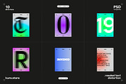Reeded Text Distortion Effect, a Texture Graphic by kuro (Thumbnail 10 of 10)