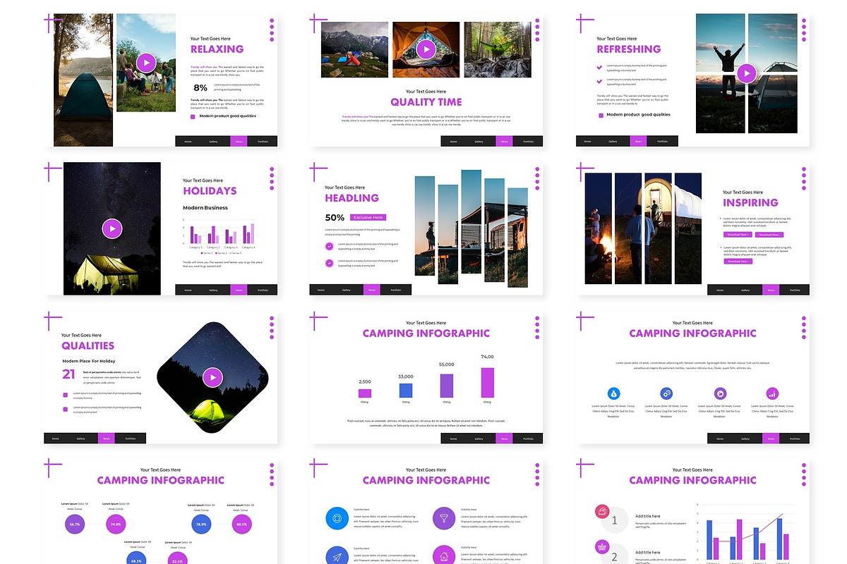 Refreshing - Powerpoint Template, a Presentation Template by AQR Studio