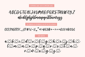 Liya Hary - Lovely Heart Script Font