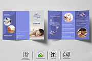 Tri-fold Spa Service Brochure, a Brochure Template by Offload VN (Thumbnail 1 of 3)