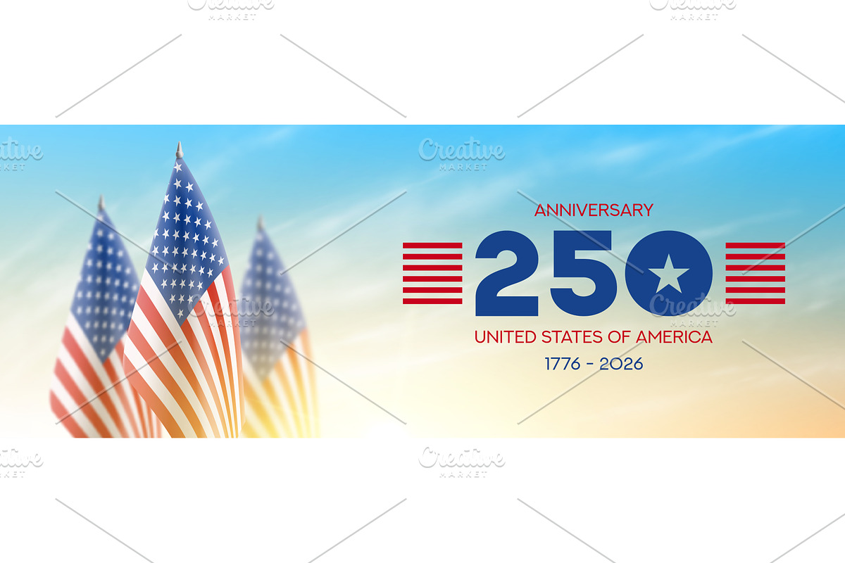 250th anniversary of USA, an Illustration by Andrey Yaroslavtsev