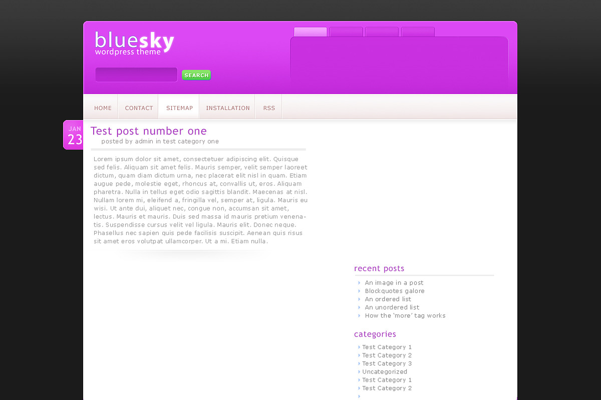 BlueSky - Elegant Team, a WordPress Template by Elegant Themes Team (Photo 3 of 4)
