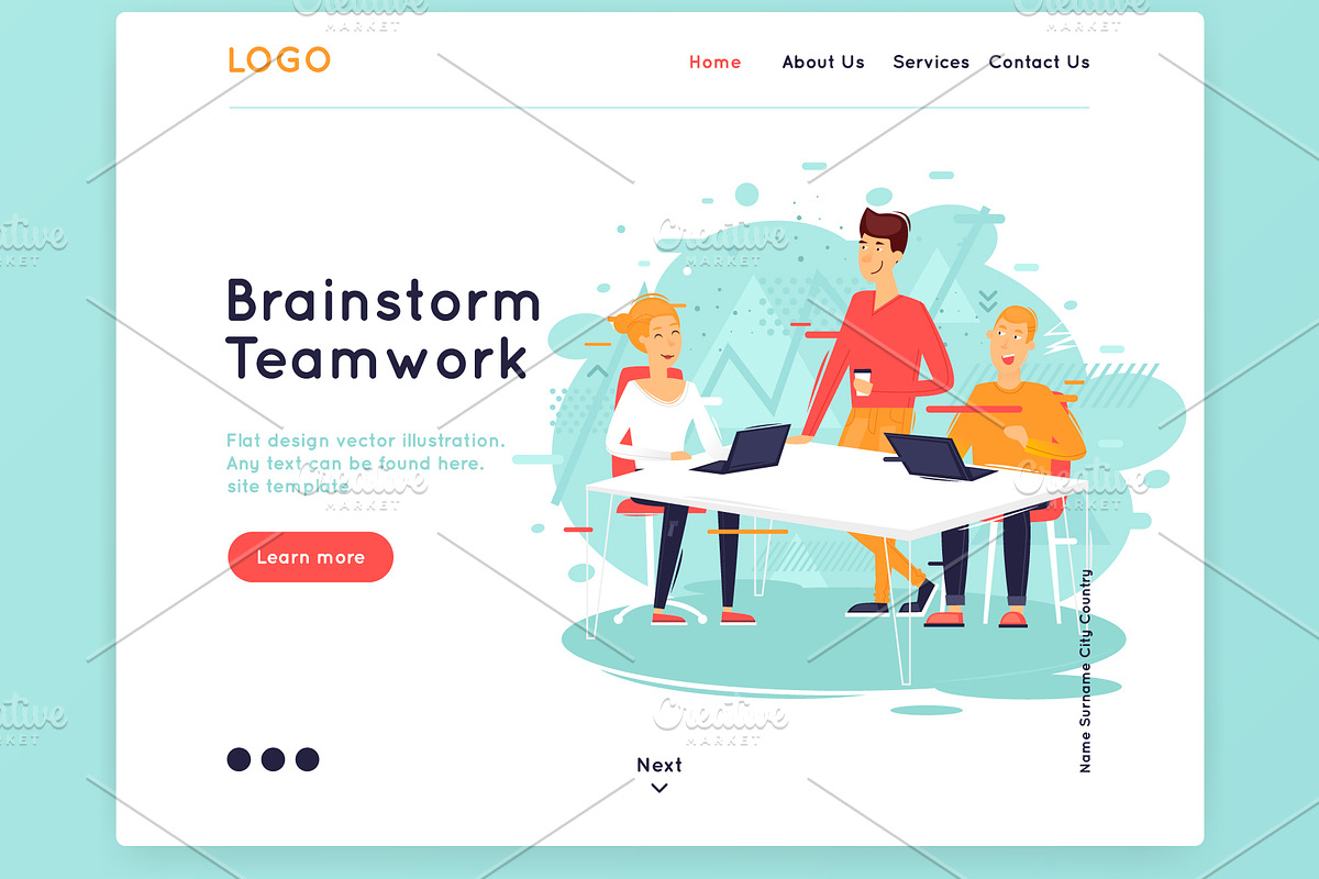 Site template, a Websites & App Template by Podis (Photo 8 of 9)