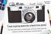 Watercolor Photo Effect Pro, a Plug-in Add-On by Drifter Studio (Thumbnail 4 of 11)
