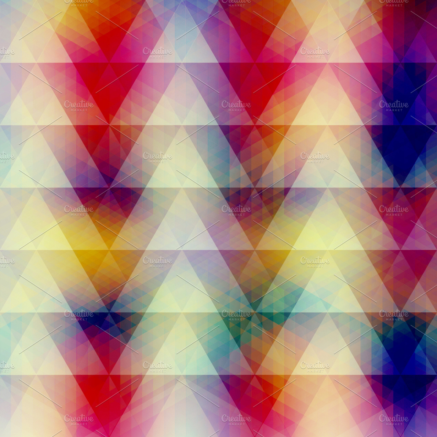 Bright Multicolor Layered Pattern, an Abstract Photo by SJagiello