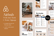 Airbnb Welcome Book & Signs Template, a Brochure Template by RWstudio (Thumbnail 1 of 10)
