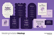Wedding Invitation Mockup, a Product Mockup by graphicook (Thumbnail 1 of 5)