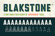 Blakstone Display Family, a Sans Serif Font by Albatross (Thumbnail 1 of 14)