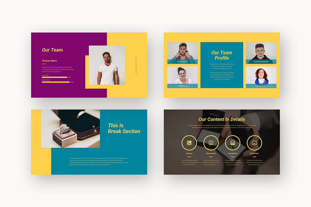 Memu : Jewelry Catalog Google Slides, a Presentation Template by Punkl Camp (Photo 3 of 17)