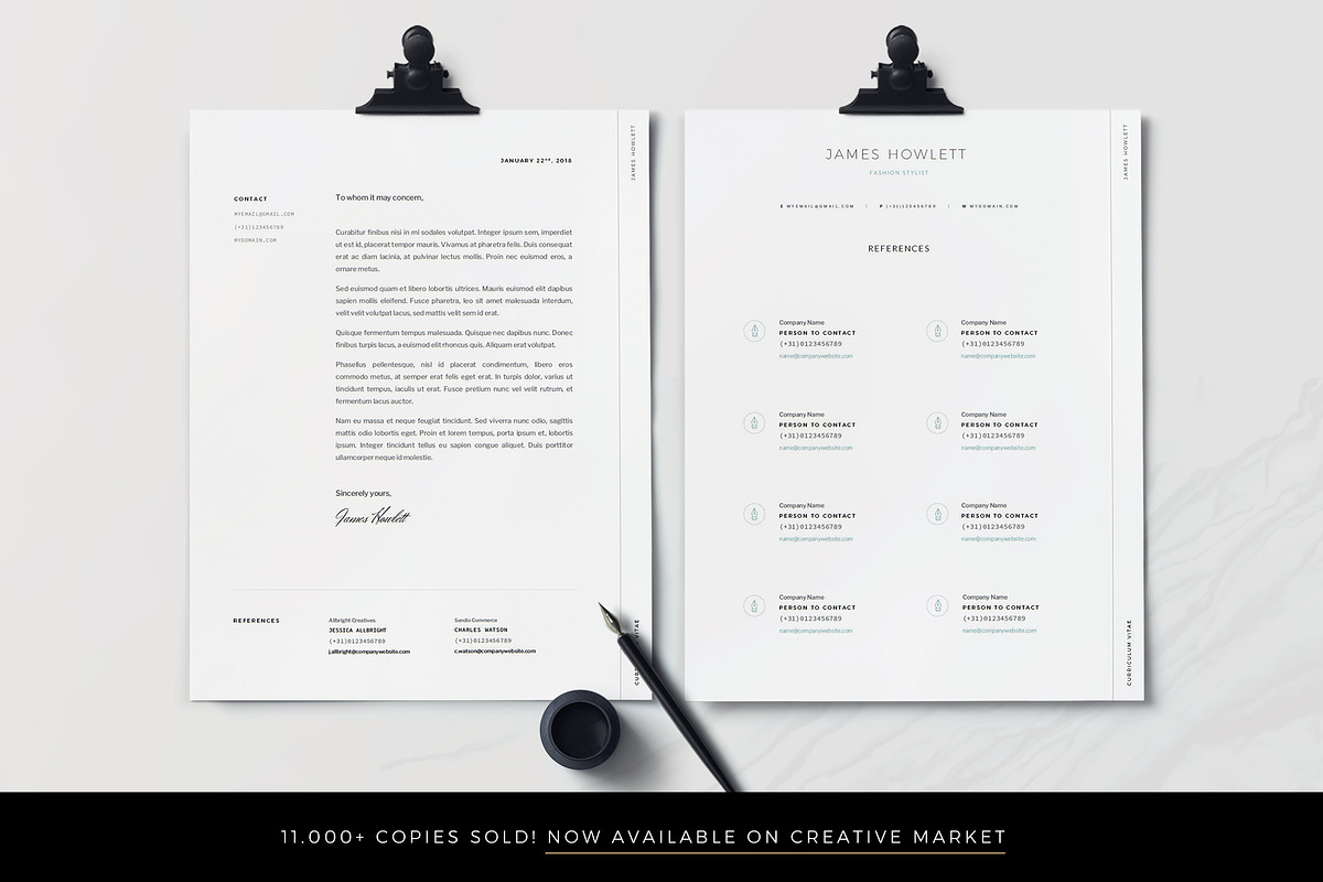 Resume Template / CV, a Resume Template by TheResumeCoach (Photo 3 of 3)