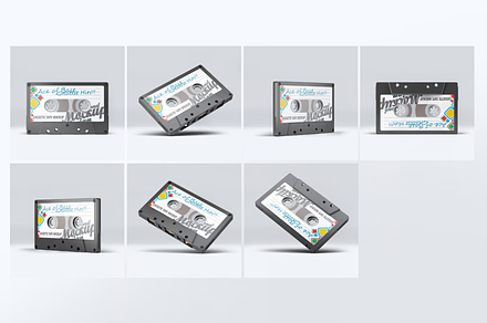 Cassette Tape Mock-Up, a Product Mockup by Se٧enStudio