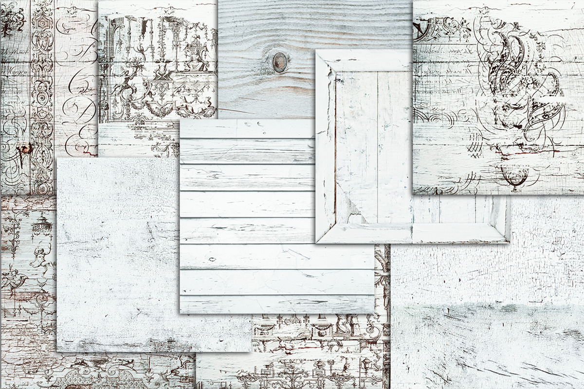 White wood texture overlay backdrop, a Texture Graphic by Area (Photo 2 of 4)