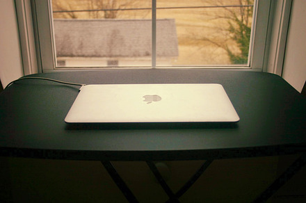 Apple Macbook AIr in Country Setting