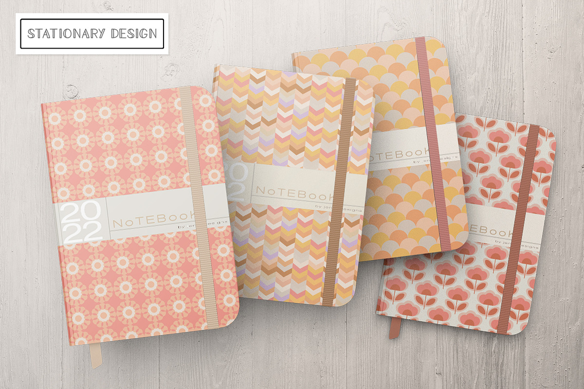 42 Groovy Retro Summer Patterns, a Pattern Graphic by Jennadesigns (Photo 18 of 21)