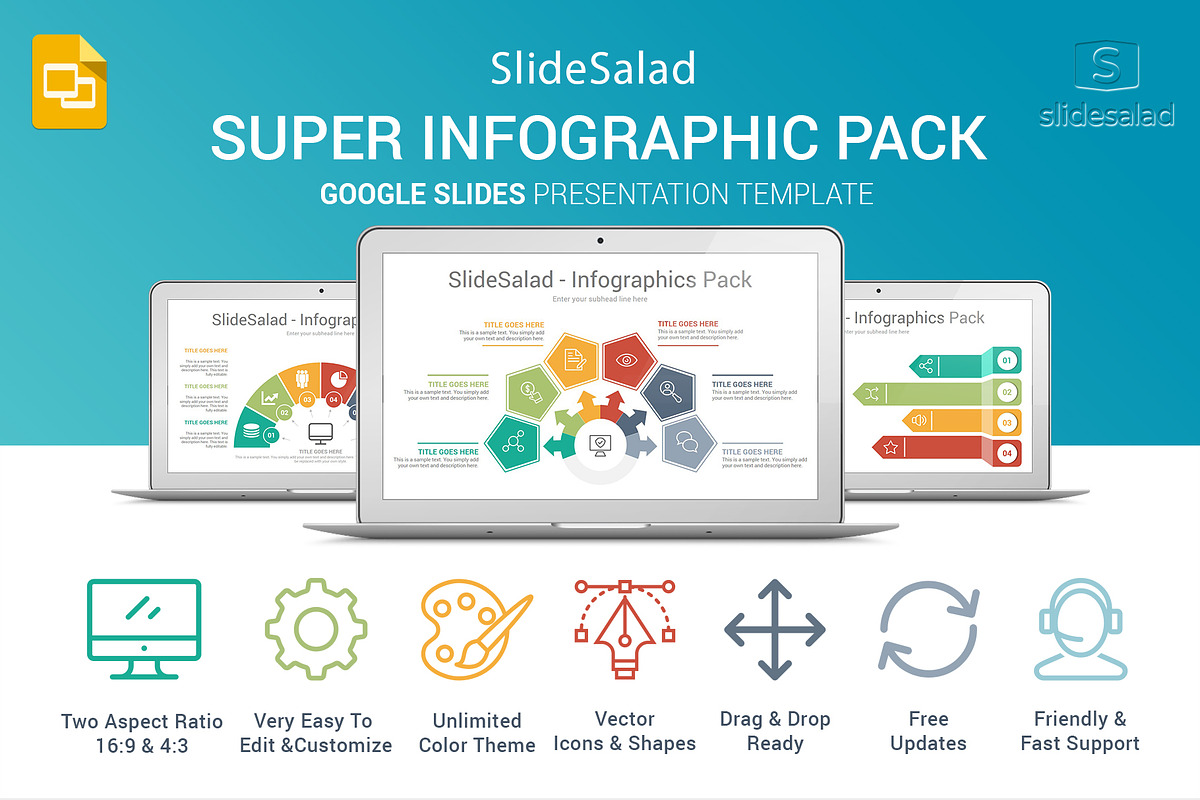 Best Google Slides Infographics Pack, a Presentation Template by SlideSalad (Photo 2 of 35)